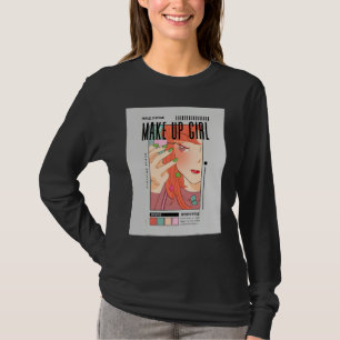 Asian make up girl clothing brand T-Shirt
