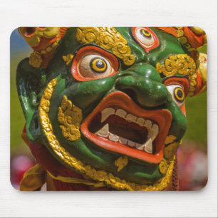 Asian Masked Dancer Mouse Pad