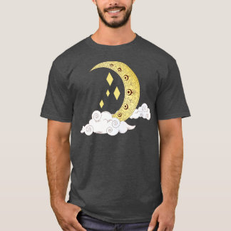 Asian Moon Ornament Fantasy Astronomy T-Shirt