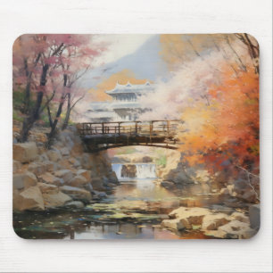 Asian Nature Landscape Mouse Pad