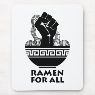 Asian Noodle Soup For All Ramen Lovers Mouse Pad