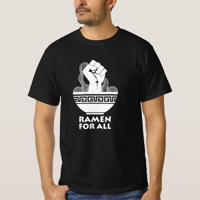 Asian Noodle Soup For All Ramen Lovers T-Shirt (Front)