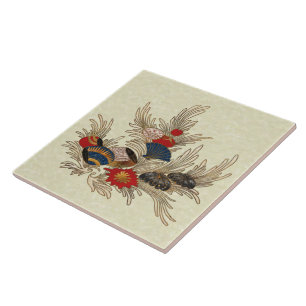 Asian Ocean Deco Ceramic Tile