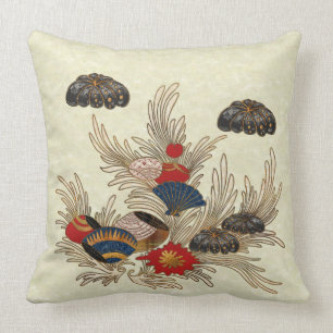Asian Ocean Deco Cushion