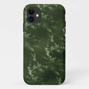 Asian Olive Green Silk iPhone 5 Case