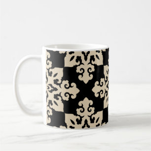 Asian Ornamental Motive Geometric Pattern Coffee Mug