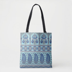 Asian Paisley Border: Traditional Design. Tote Bag