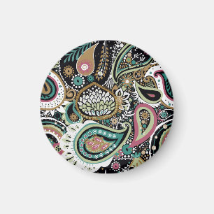 Asian paisley: modern seamless design. magnet