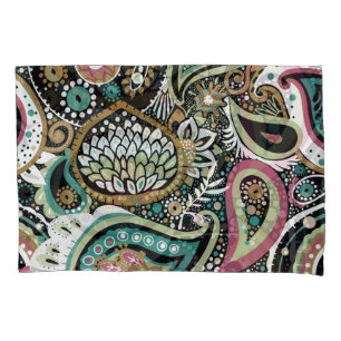 Asian paisley: modern seamless design. pillowcase