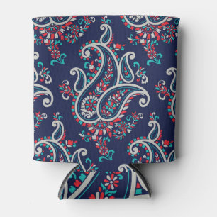 Asian Paisley: Traditional Seamless Design. Can Cooler