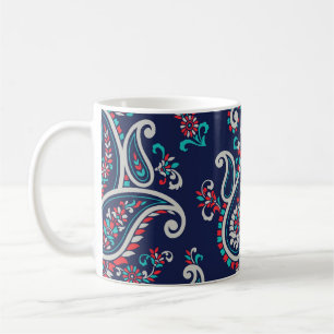 Asian Paisley: Traditional Seamless Design. Coffee Mug