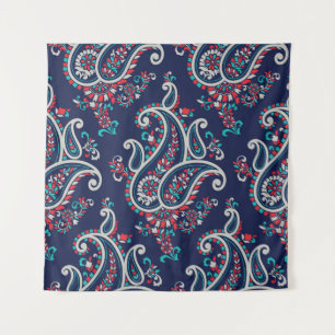 Asian Paisley: Traditional Seamless Design. Tapestry