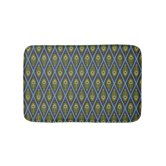 Asian pattern bath mat (Front)