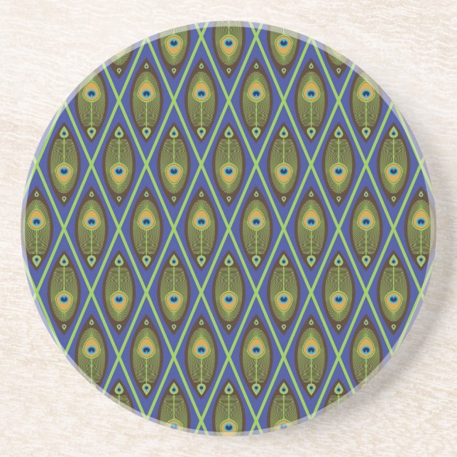 Asian pattern coaster (Front)