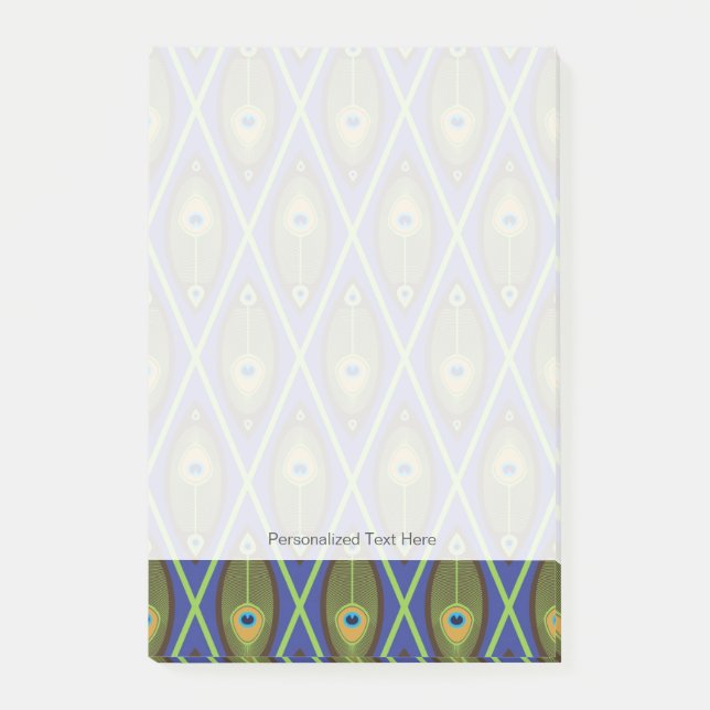 Asian pattern post-it notes (Front)