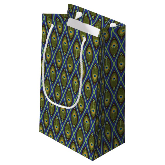 Asian pattern small gift bag (Back Angled)