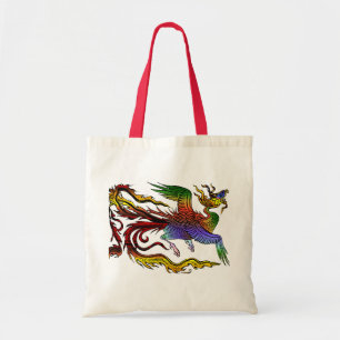 Asian Phoenix Tote Bag