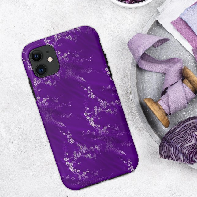 Asian Purple Silk iPhone Case (Creator Uploaded)