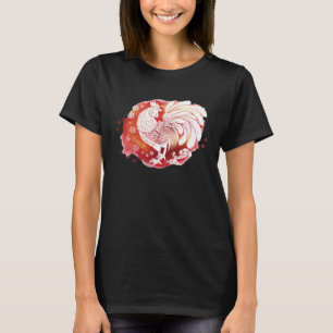 Asian Rooster Chinese Zodiac Fancy Red Rooster T-Shirt