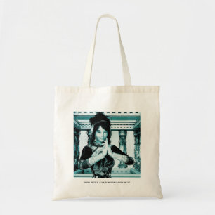 Asian Royal Woman Blue Portrait Art Tote Bag