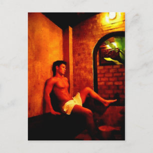Asian Sauna Dreams Postcard