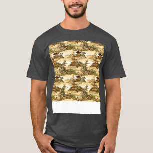 Asian Seamless Pattern Old Japanese Chinese Korean T-Shirt