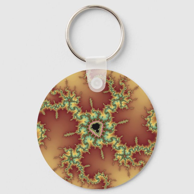 Asian Spider - Fractal Key Ring (Front)