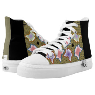ASIAN STYLE TENNIS SHOES, i Art and Design High Tops