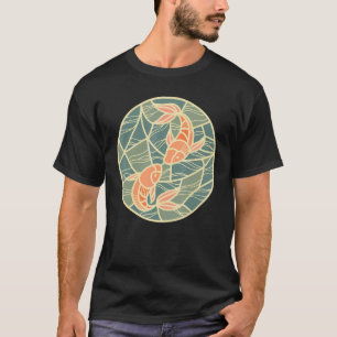 Asian Style Yin Yang Koi Fish T-Shirt