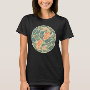 Asian Style Yin Yang Koi Fish T-Shirt