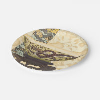 Asian Tapestry with Bowl and Dragon Design