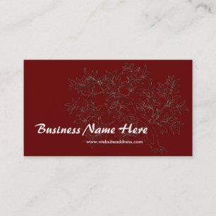 Asian Themed Tree Design 2 Business Cards
