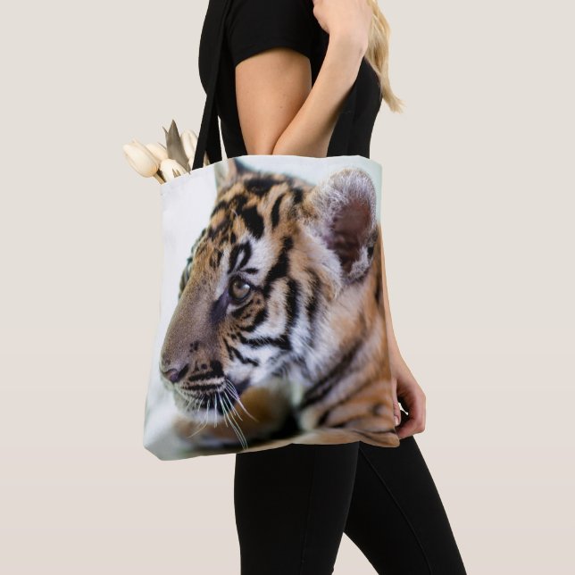 Asian Tiger Tote Bag (Close Up)