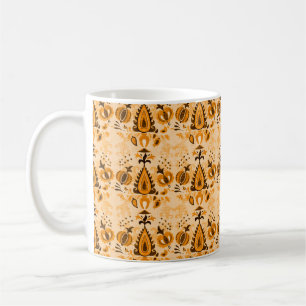Asian vintage wallpaper seamless ornament flowers  coffee mug