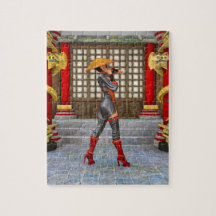 Asian Warrior Maiden Fantasy Samurai Artwork