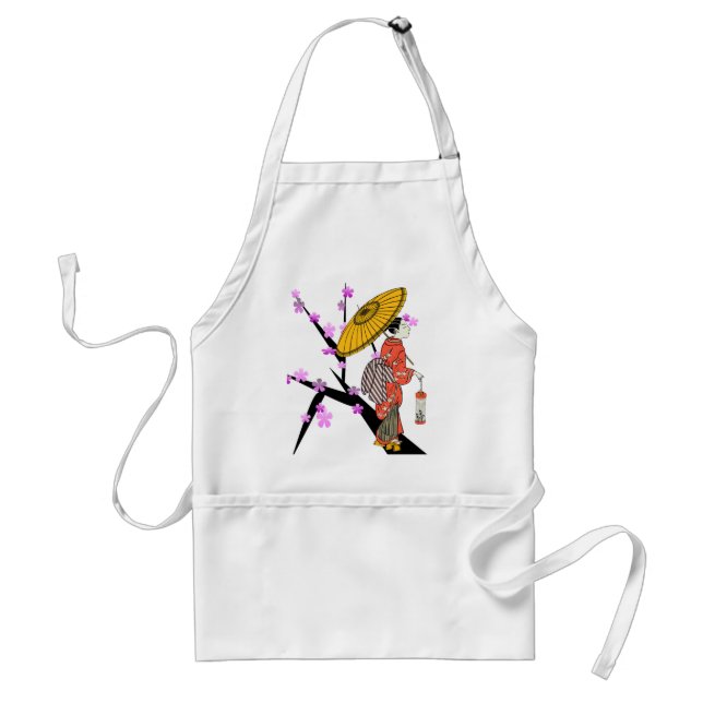 Asian Woman Apron (Front)