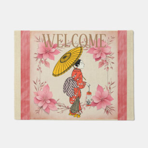 Asian Woman Doormat