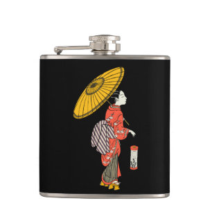 Asian Woman Flask