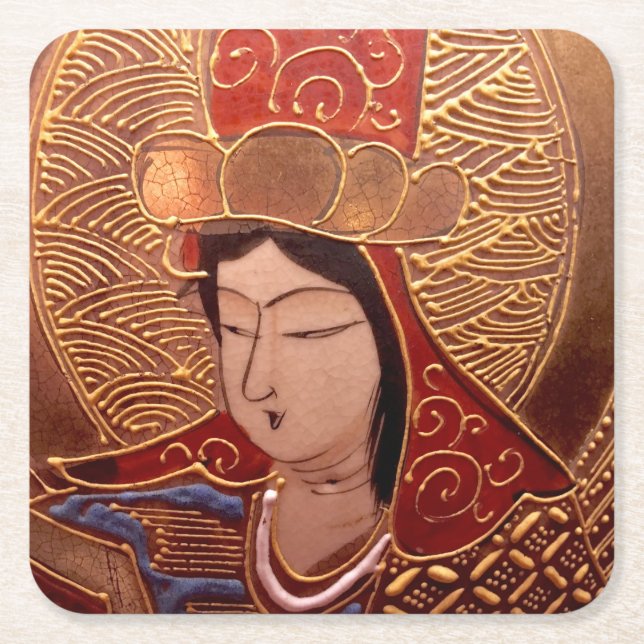 Asian Woman Party Coasters (Front)