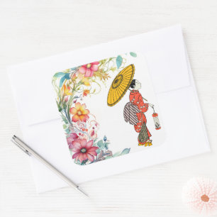 Asian Woman Sticker