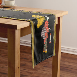 Asian Woman Table Runner