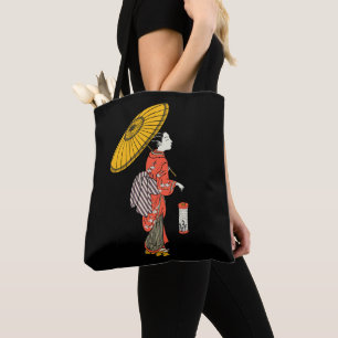 Asian Woman Tote Bag