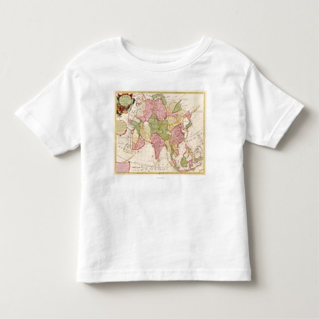 AsiaPanoramic MapAsia 10 Toddler T-Shirt (Front)