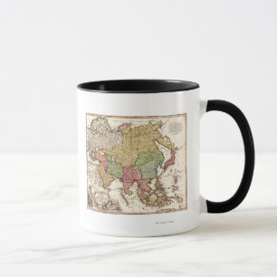 AsiaPanoramic MapAsia 6 Mug