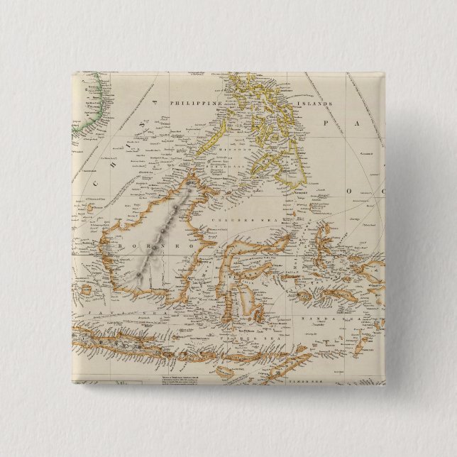 Asiatic Archipelago 15 Cm Square Badge (Front)
