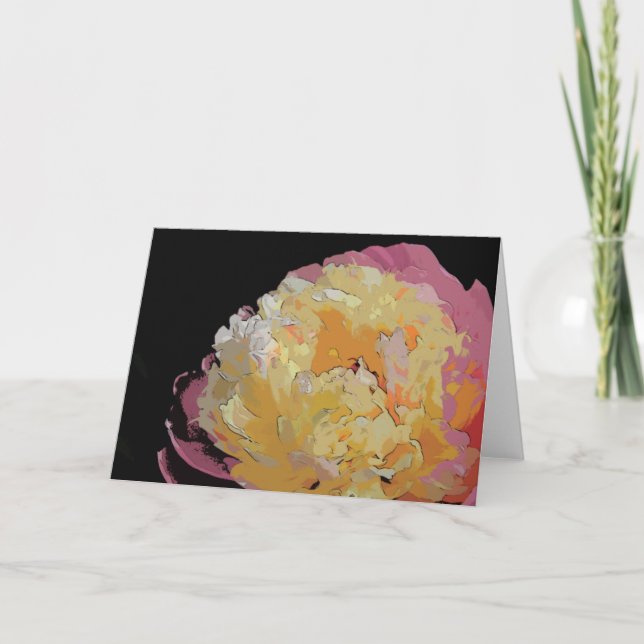 Asiatic Flower Card (Front)