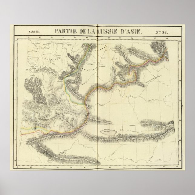 Asiatic Russia, Asia 31 Poster (Front)