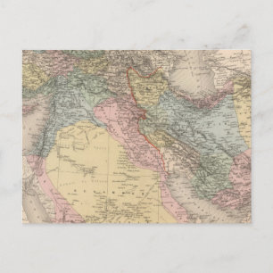 Asiatic Turkey and Persia Postcard