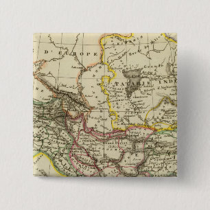 Asiatic Turkey, Persia, Afghanistan 15 Cm Square Badge