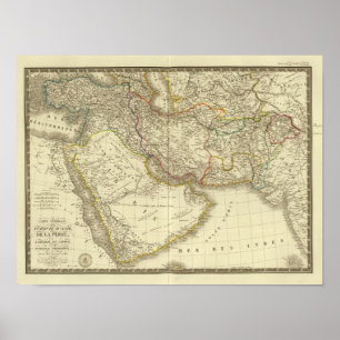Asiatic Turkey, Persia, Arabia, Kabul Poster